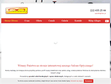 Tablet Screenshot of optykwarszawa.com